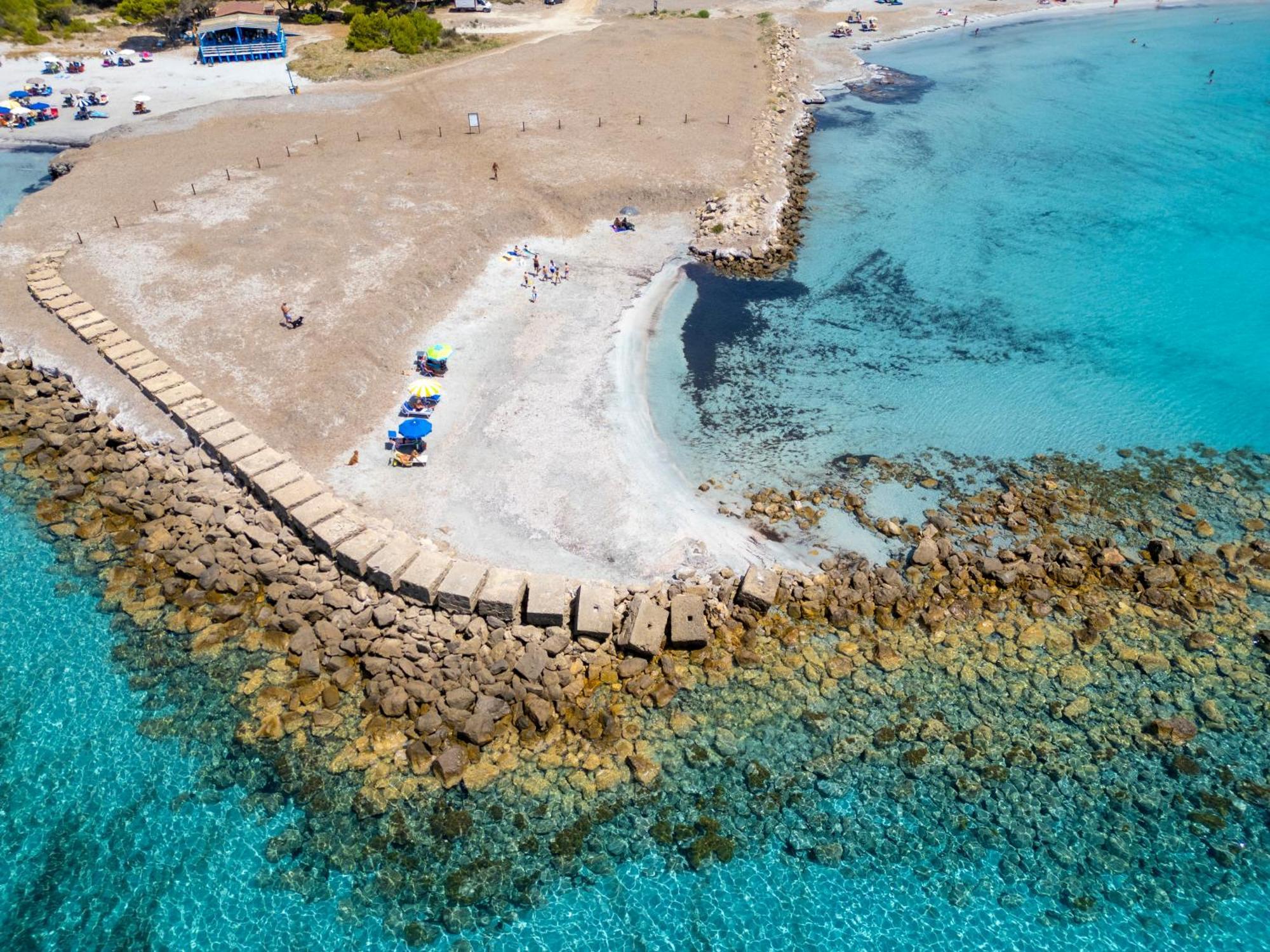 Rustico Porto Pino 30 Mt Dalla Spiaggia Zewnętrze zdjęcie