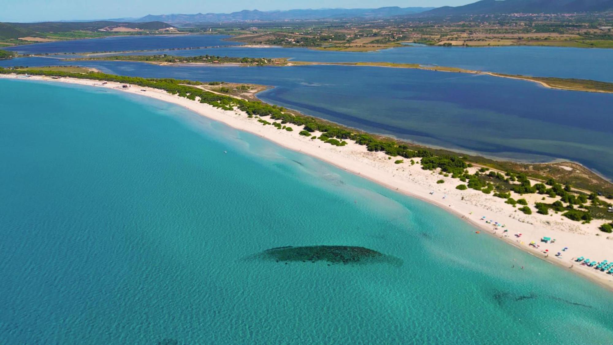 Rustico Porto Pino 30 Mt Dalla Spiaggia Zewnętrze zdjęcie