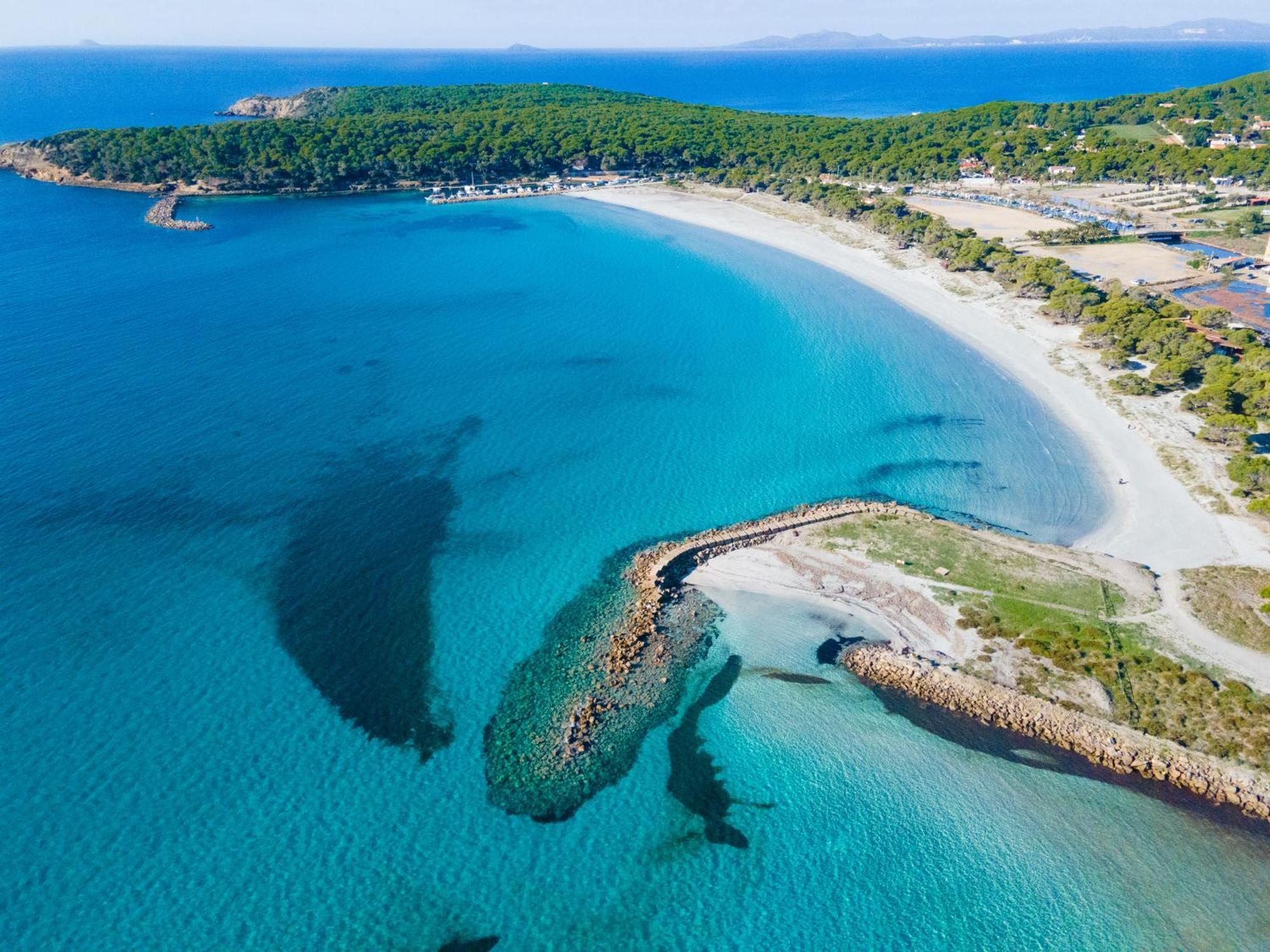 Rustico Porto Pino 30 Mt Dalla Spiaggia Zewnętrze zdjęcie
