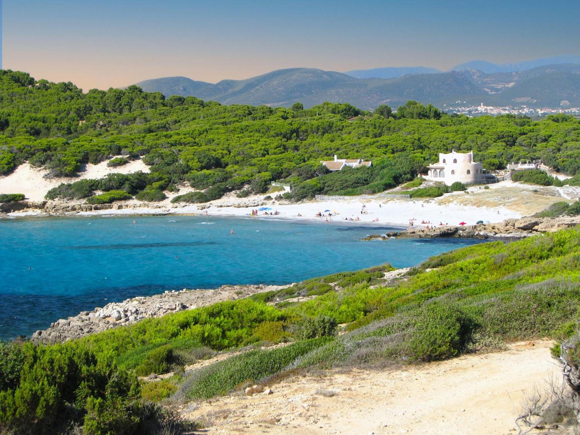 Rustico Porto Pino 30 Mt Dalla Spiaggia Zewnętrze zdjęcie